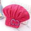 Hair Drying Hat with Elastic Band Super Absorbent Quickly Dry Thickened Less Frizz Bow Decor Hair-drying Cap Drying Head Wrap