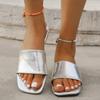 Женская обувь лето новые шлепанцы на плоской подошве женские простые повседневные большого размера однотонные шлепанцы