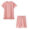 Venex Standard Short Sleeve and Pants Size for General Medical Devices Women's Dry+ T-Shirt Set, Sakura, L,