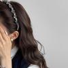 Stylish Rhinestone Hair Hoop Crystal Non Slip with Teeth for Women’s Daily Hair Fashion