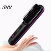 Fast Heating Hair Comb Cordless Straightener Brush 3 Temperatures LCD Display USB Rechargeable Portable Hot Electric Fluffy Curly Styling Detangling