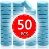 50 концентрированных таблеток моющее средство для мытья лобового стекла автомобиля шипучие таблетки ультра-прозрачный очиститель для стеклоочистителей для домашнего туалета