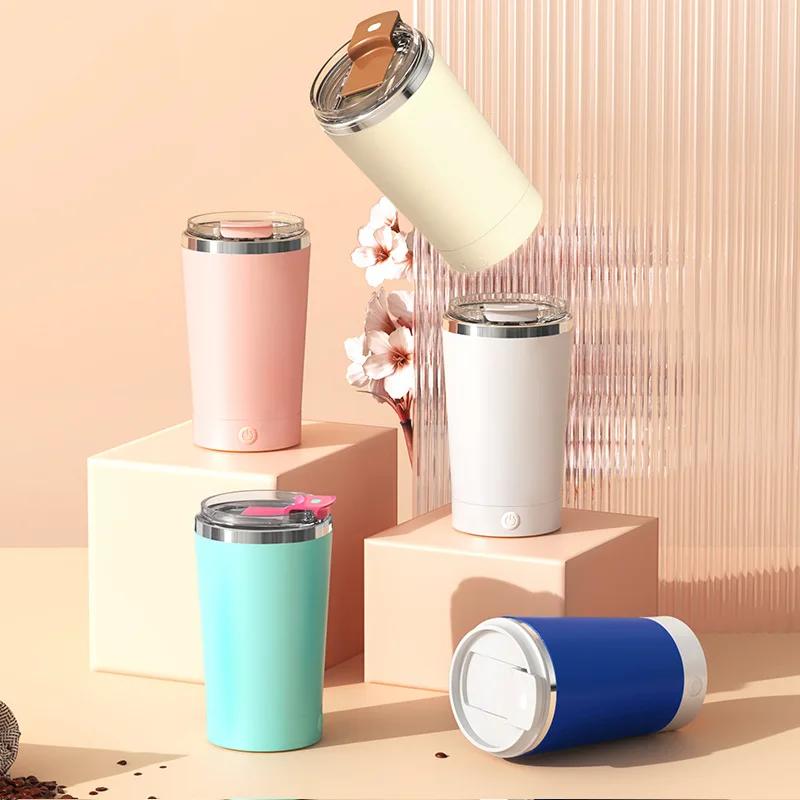 Electric 400ML Magnetic Automatic Mixing Cup USB Rechargeable Waterproof Milk Coffee Self Mixing Mug Suitable for Different Cups
