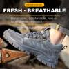 Labor Insurance Shoes Are Smash-proof and Puncture-proof, Summer Mesh Breathable Men's Comfortable Safety Shoes