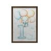 Poster Elephant On the Letter I Poster Elephant On the Letter I, 70X100 Cm, Frameless, Premium Canvas On Stretcher