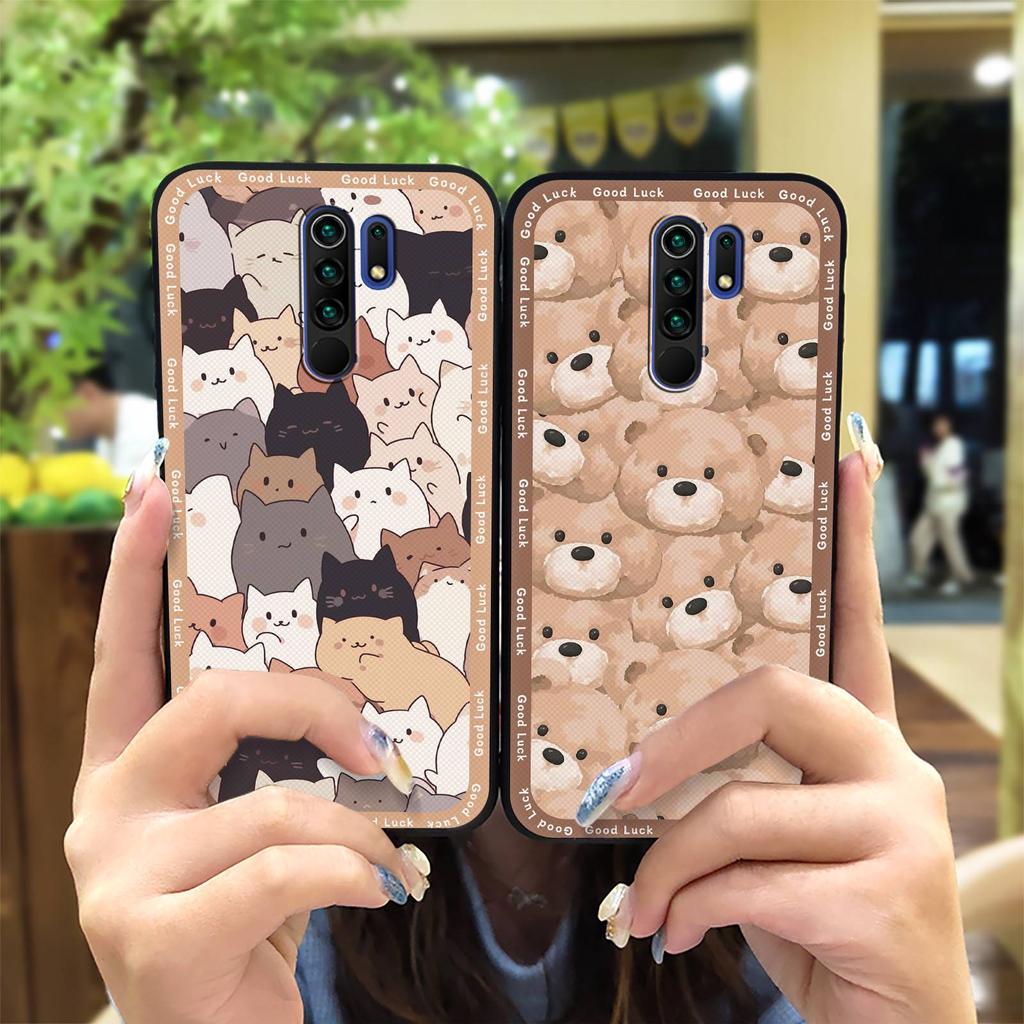 Cover Cartoon Phone Case For Xiaomi Redmi 9/Redmi9 Prime/Poco M2 Back Cover Cute TPU Dirt-resistant Silicone Full Wrap