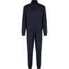 EA7 Однотонный костюм с воротником на молнии, длинным рукавом и эластичными манжетами Брюки Повседневный спортивный костюм Мужской костюм Темно-синий 7M000237-AF12449-UB102