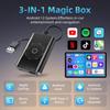 AI Box Беспроводной адаптер CarPlay для автомобиля, Двухдиапазонный WiFi, Bluetooth 5.4, 4K, Android 13, Plug & Play