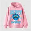 KPop Demon Hunter Saja Boys Cartoon Girls Boy Hooded Sweatshirt Warm Children's Korean Wave Fashion Casual Tops Casual Clothing
