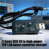 Кабель-усилитель USB на DC12V USB 5V на DC12V 1.5A Кабель-преобразователь Boost для зарядки роутеров Покрытие ПВХ Штекеры DC5.5x2.1mm