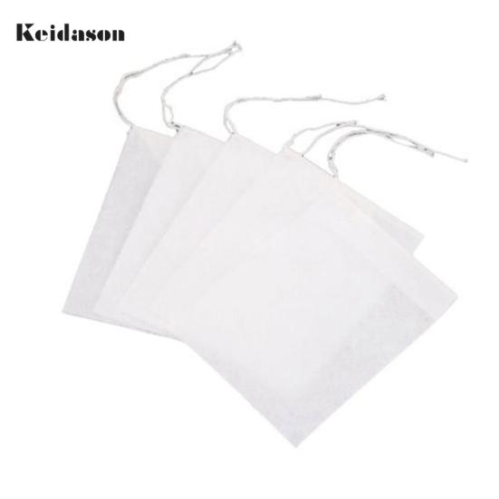 100 шт. Нетканая фильтровальная бумага с уплотнением, свободные чайные пакетики