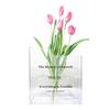Clear Book Vase Water Planting Flowers Hydroponic Plants Vase Aesthetic Living Room Bedroom Home Office Decoration Book Lovers Gifts