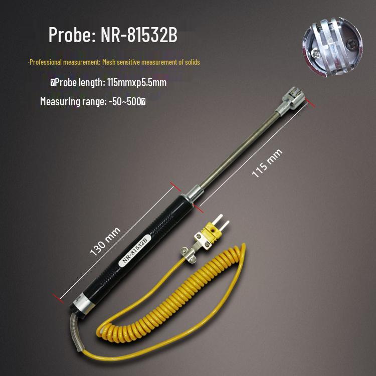 K-Type Digital Thermocouple Thermometer with Probe - High-Precision Industrial Temperature Meter.