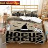 3D Модный Мультяшный Набор Постельного Белья Hocus Pocus С Принтом Пододеяльника Наволочек Односпальный Двуспальный Стиль Размеры Queen King