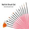 Набор кистей для нейл-арта из 15 штук: Рисование, Фототерапия и Резные ручки для домашнего использования