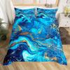Комплект пододеяльников с рисунком мраморной текстуры с постепенным переходом, цифровая печать для трех комплектов постельного белья