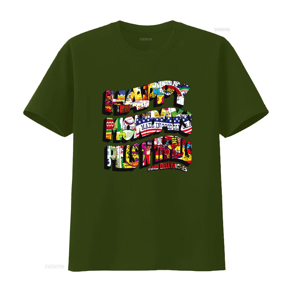 Happy Mondays PILLS N THRILLS Bellyaches Kinky Afro Loose Fit Step On Print T Shirt for USA Market vintage Washed