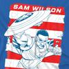 Captain America: Brave New World Childrens/Kids Sam Wilson American Flag T-Shirt