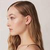 1 Pair/ 3 Cubic Hoop Zirconia Earrings Set Pairs Inlaid Women Copper Circle Earrings