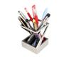 ArtsOnDesk Modern Art Pen Holder St203 Stainless Steel Satin Finish Patented Pen Pencil Pen Desk Business - Stand, Case, Tray, Organizer, Gift, Gift.
