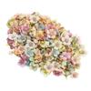 50 Pcs Flower Garland Simulation Silk Head Simulated Heads Decor Colorful Wedding Decors