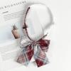 JK Bow Tie for Women, Japanese Uniform Shirt, College Style Student Plaid Tie, Men's Free Ribbon Accessories