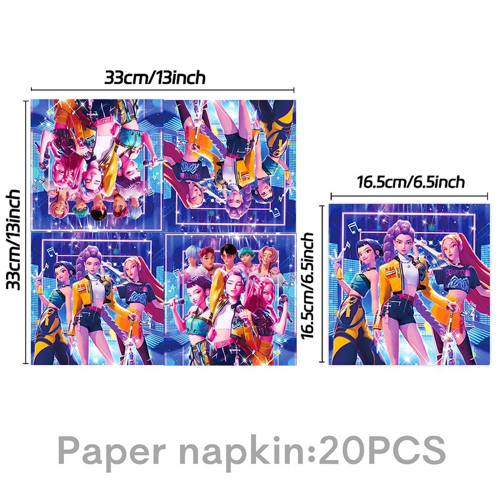 Набор для вечеринки «Охотники на демонов», 51 предмет, включает тарелки, стаканы, салфетки, скатерть