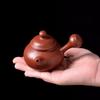 Вся ручная работа, чайник из исинской глины Чжу, чайник из исинской глины, чайник-пузырь, бытовой маленький чайник с боковой ручкой, чайный набор для чая Кунг-фу