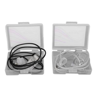 2 шт. черный серый зажим для слухового аппарата гибкий предотвращающий потерю портативный шнурок для слухового аппарата с местом для хранения