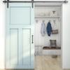 Wall Mount Cabinet Handle Black Grab Bar Durable Barn Door Handle  Cabinet Door