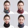 Fashion Women Printed Scarf Multi-purpose Warm Face Mask New Soft Cotton Bonnet Scarf