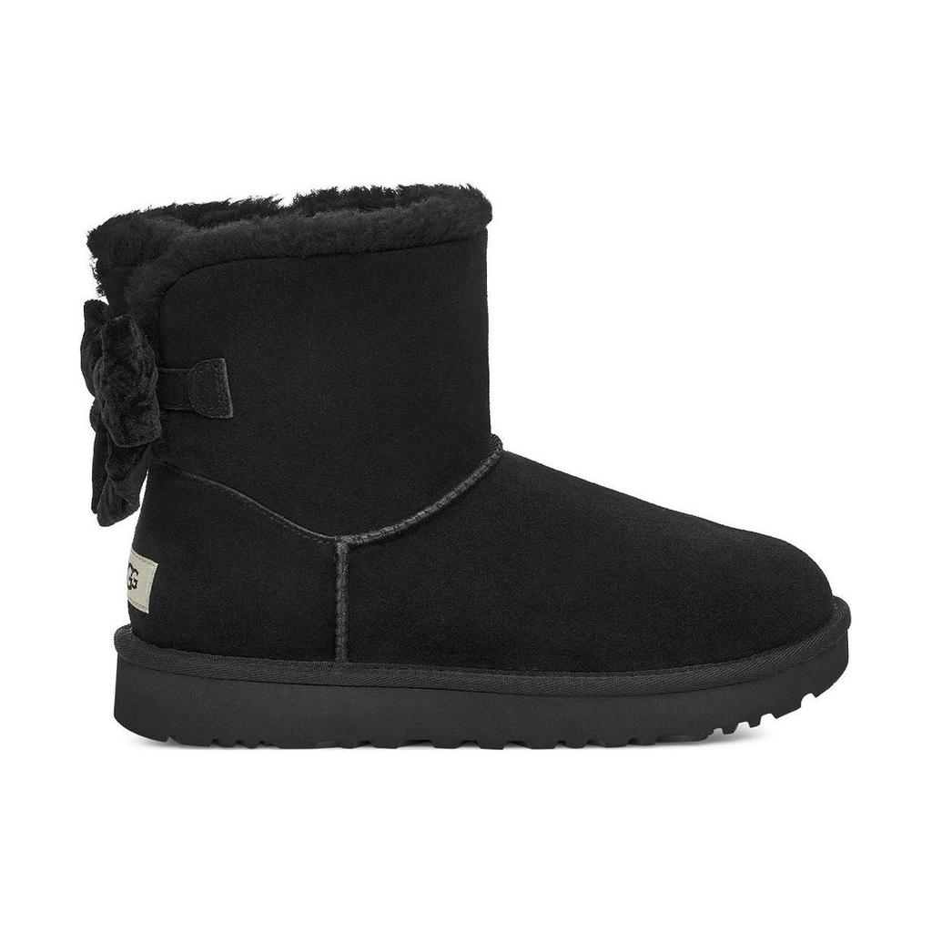 UGG Comfortable Mini Bailey Bow Snow Boots Women Boots Black 1138172-BLK