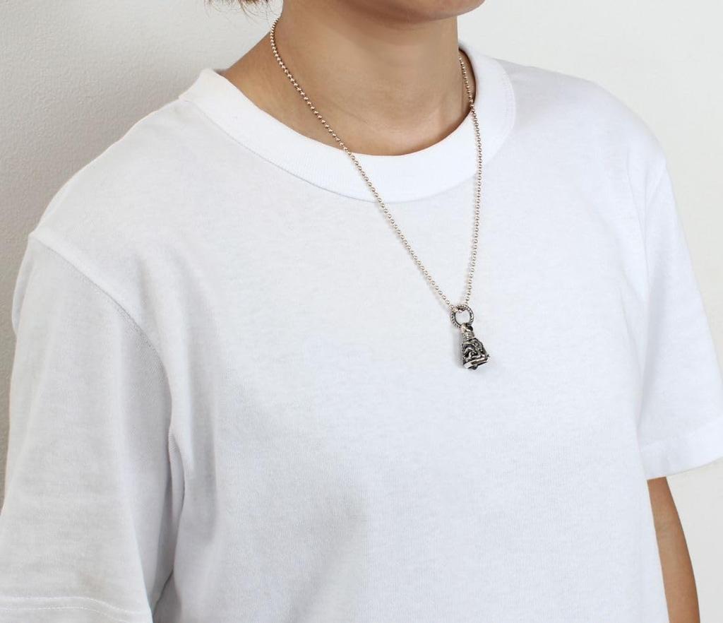 Good Vibrations Slug Bell Pendant for Men, 925 Sterling Silver