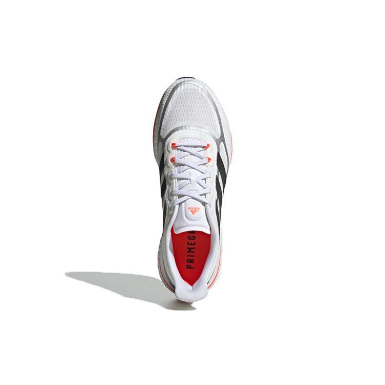 adidas Supernova+ White Solar Red Мужские кроссовки Cloud-White Core-Black FY2858