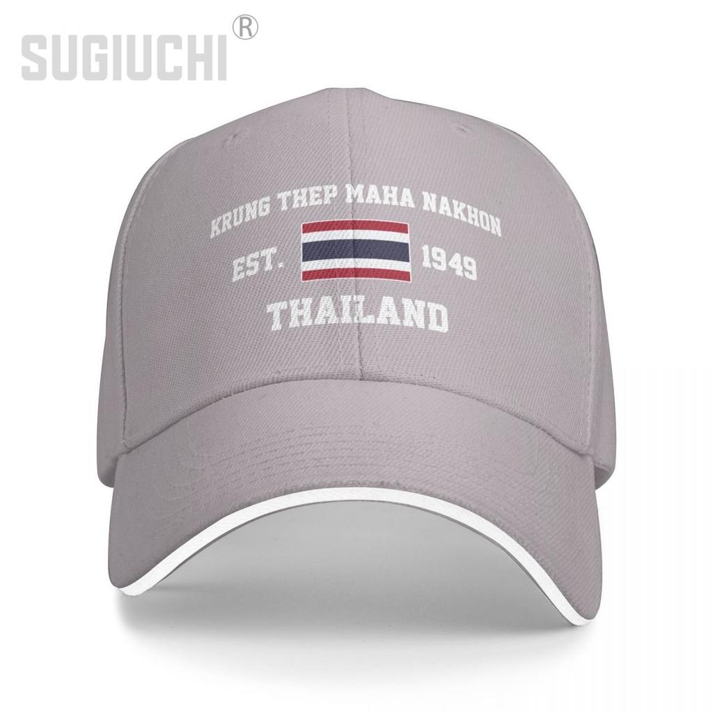 Бейсболка Таиланд EST.1949 Krung Thep Maha Nakhon Capital Unisex WoUnisex Unisex Хип-хоп Сэндвич-кепки Snapback Кепка для гольфа Рыбалка