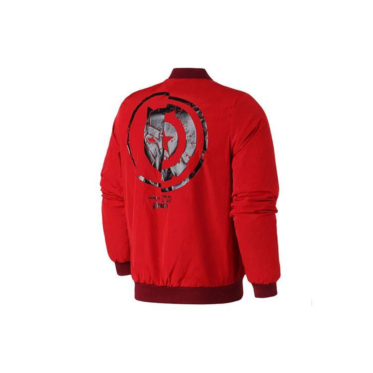 Adidas Neo X Marvel ветрозащитная двусторонняя повседневная спортивная хлопковая куртка мужская куртка красная EA0321