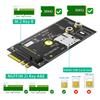 NGFF M.2 Key A+E Interfaces Converters To M.2 Key B Wireless Adapter With Card Slot For 3G 4G LTE WWAN Modem 5G Module