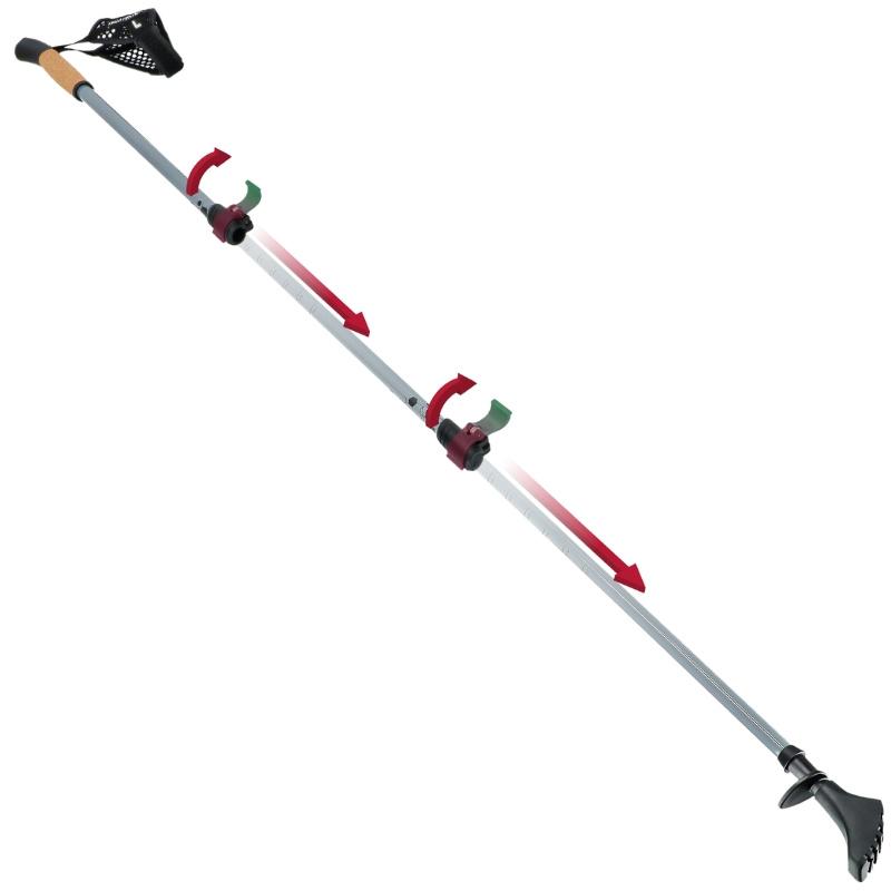 Nordic Walking Poles, Folding Adjustable Telescopic Walking Sticks, K08