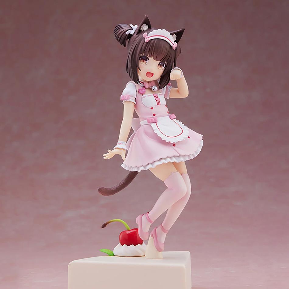 18см Аниме NEKOPARA Фигурка chocola И ваниль Милая Подставка Анимационная Модель Игрушки Подарки Коллекция Украшения Орнаменты ПВХ