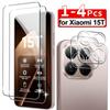 Защитное стекло 4-в-1 для Xiaomi 15T Pro, пленка для объектива, передняя пленка, HD, защита от царапин для Mi 15T/15T Pro
