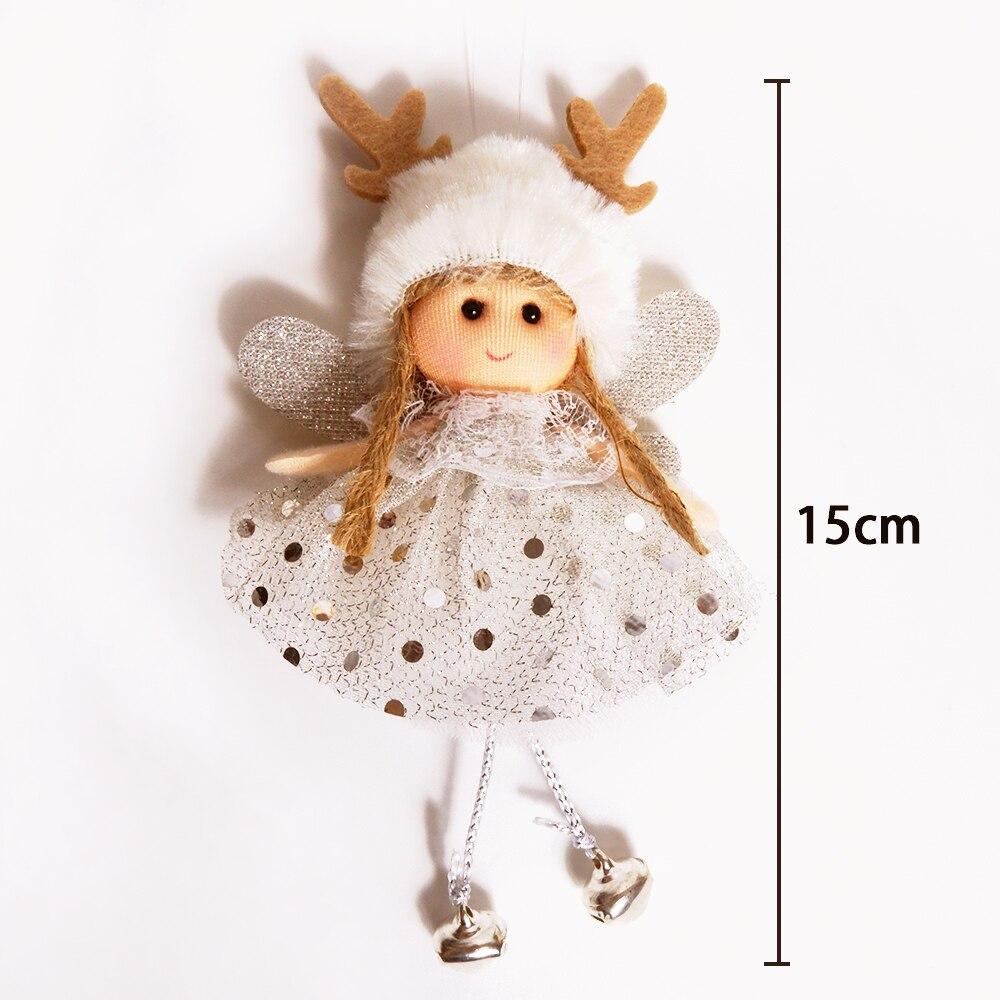 Рождественские украшения, кукла-ангел, игрушка, подвесной кулон, елочные украшения, рождественские украшения для дома, Новый год
