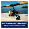 PENN Spinfisher VII 4500 Saltwater Spinning Reel, Right/Left Handle Position, IPX5 Sealed, HT-100 Fr