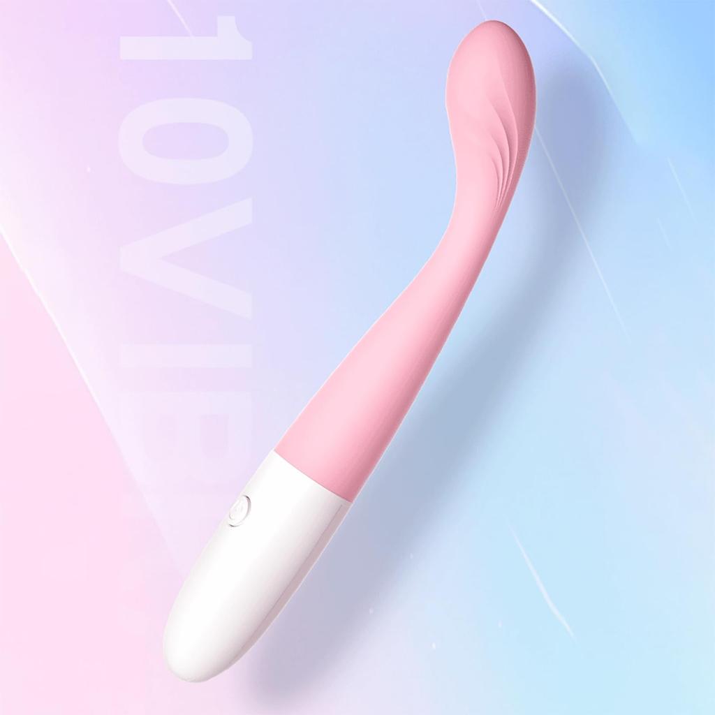 Yemax Тонкий вибратор для клитора соска Мягкий силикон Маленький ротор для 10 вибраций Сосок Розовый дилдо, Для начинающих женщин, Стимуляция, Стимуляция,