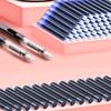 50 шт. Картриджи с чернилами для перьевой ручки, многоразовые, флакон, одноразовые, диаметр отверстия 3,4 мм, школьные и офисные канцелярские принадлежности, ручка для каллиграфии
