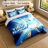 Bedding Set 1 Duvet Cover 2 Pillowcases Erling Haaland Print Soft Bed Linen Bedroom Decor