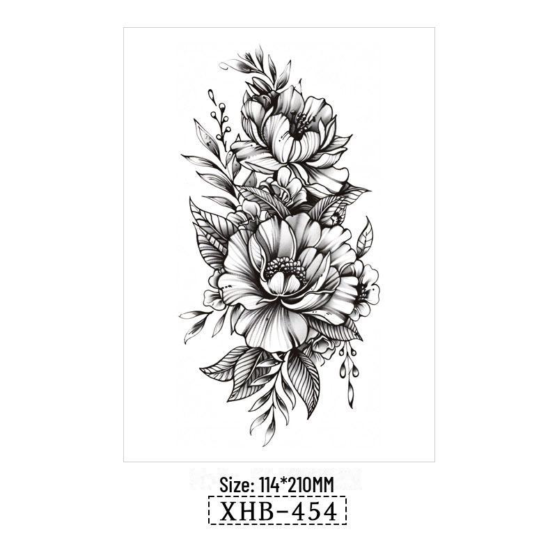 3D реалистичные временные татуировки-наклейки с изображением бабочек, тигров и змей