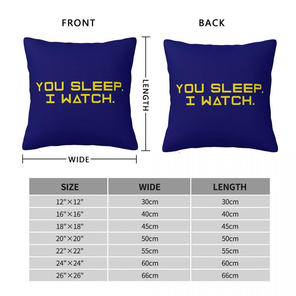 Project Hail Mary You Sleep I Watch Square Pillowcase Polyester Linen Velvet Creative Decorative Pillow Case Room Cushion Cover