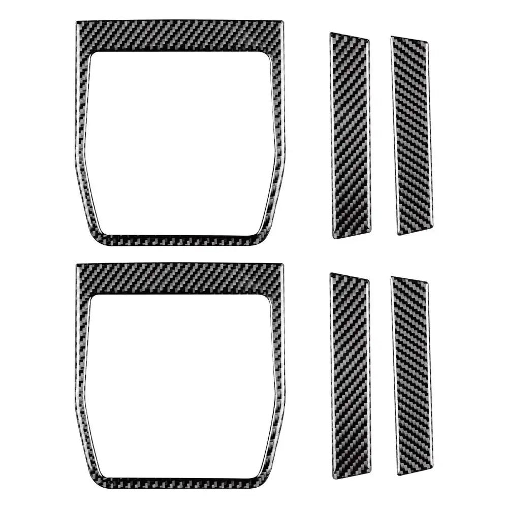 Carbon Fiber Door Handle Trim Sticker for Dodge Challenger 2008-2014 Interior Accessories