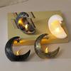 Mini Ramadan Moon Light Ramadan Decoration Soft Glow Battery Powered Eid Ramadan Candle Light Nightstand Decor