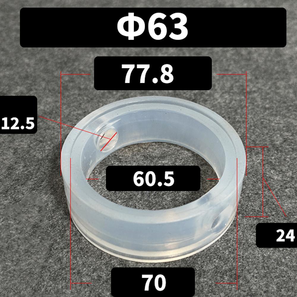 38 51 63 76 102 мм EPDM VMQ Санитарная уплотнительная прокладка Замена для 1,5" 2" 2,5" 3" 4" Tri Clamp Бабочковый клапан Домашнее пивоварение